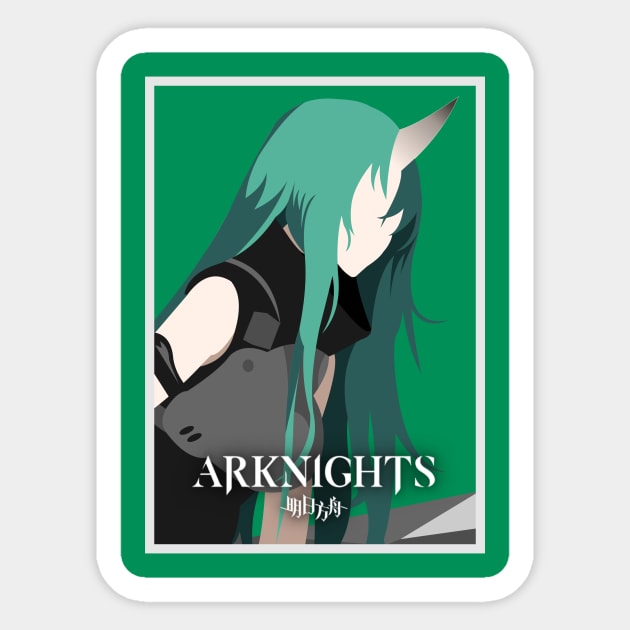 Arknight Hoshiguma Sticker by Kuroka